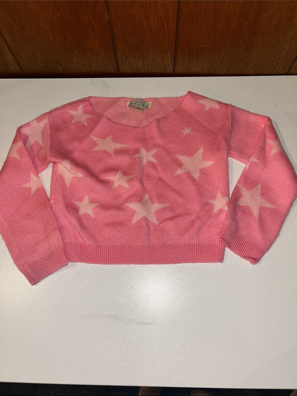 5/$20 Bailey’s Blossoms | Pink Star Knit Sweater